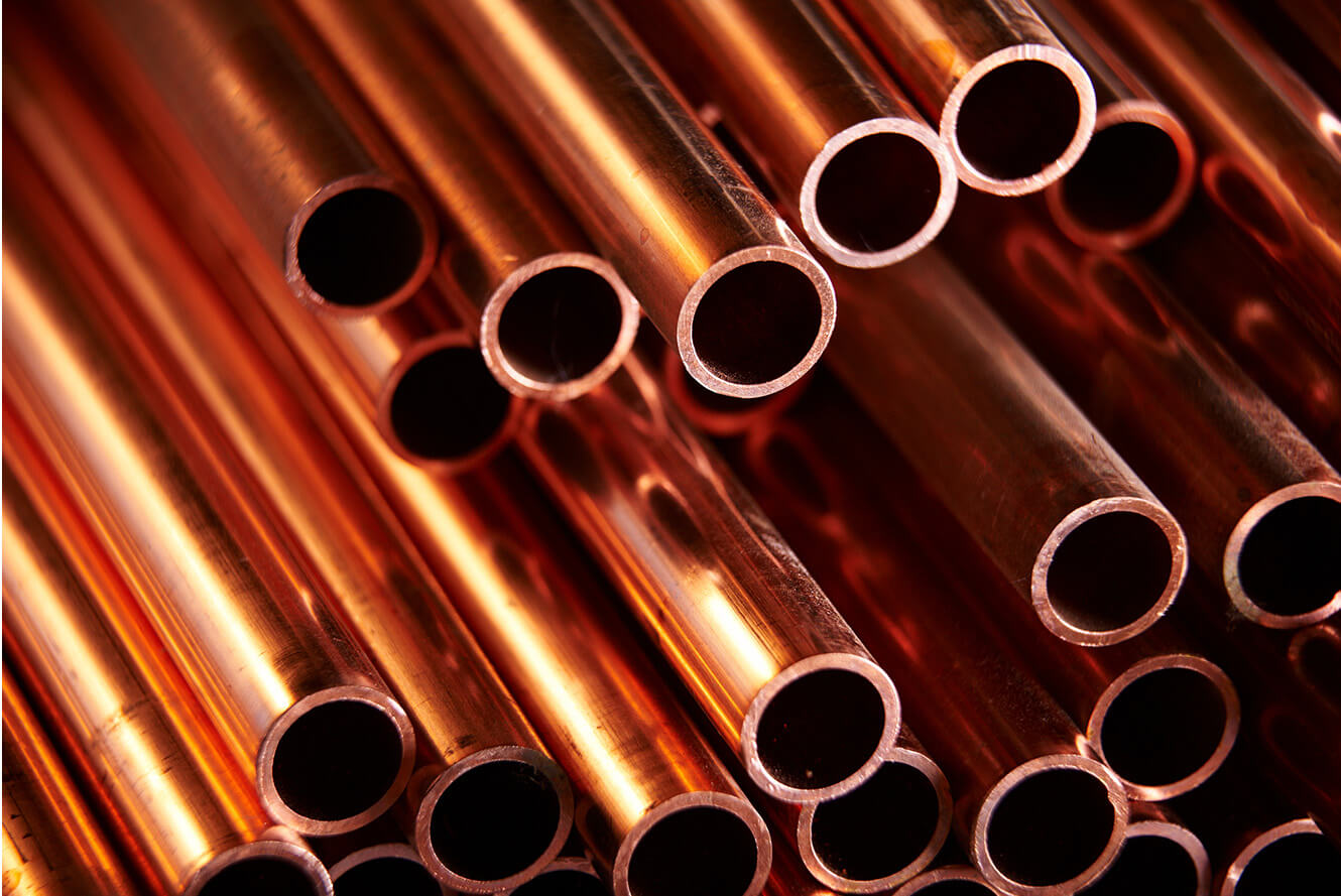 copper pipes